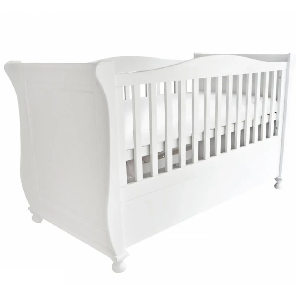 "Caramella Babybett "Romantik" 140 x 70 weiss image"