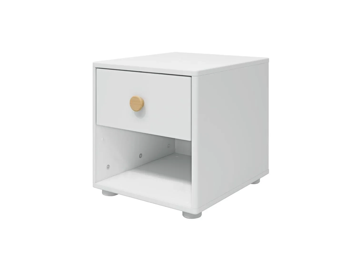 "Flexa Kommode - Roomie, mit 1 Schublade, 38,5x41 cm, Farbe: Weiß/Eiche image"