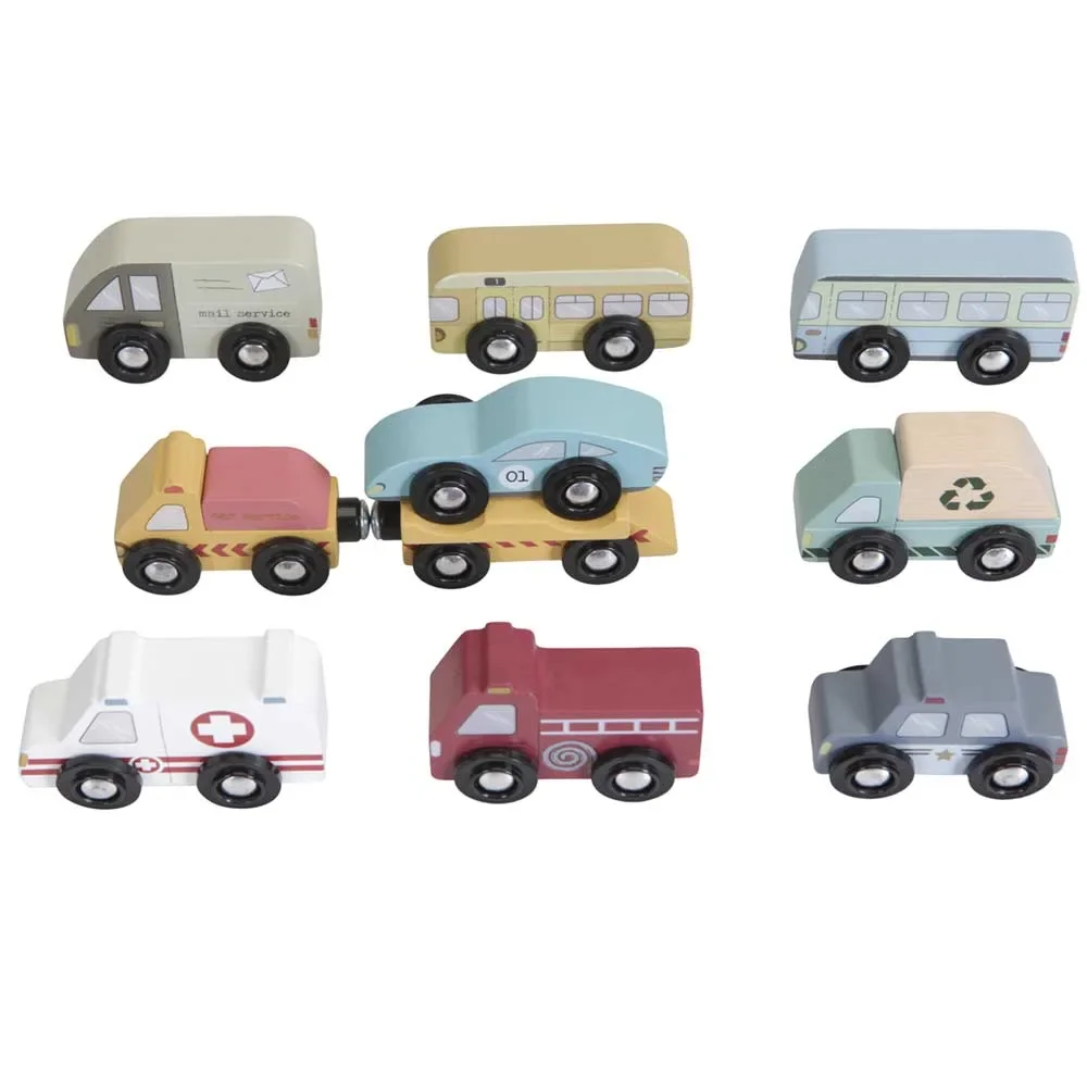"Little Dutch Spielzeugautos Holz image"