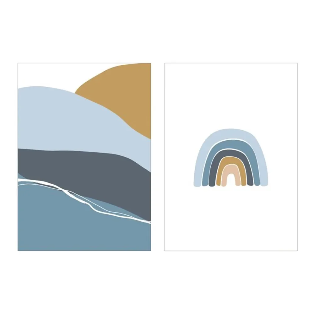 "Little Dutch Poster - Horizon, A3, Farbe: blau image"