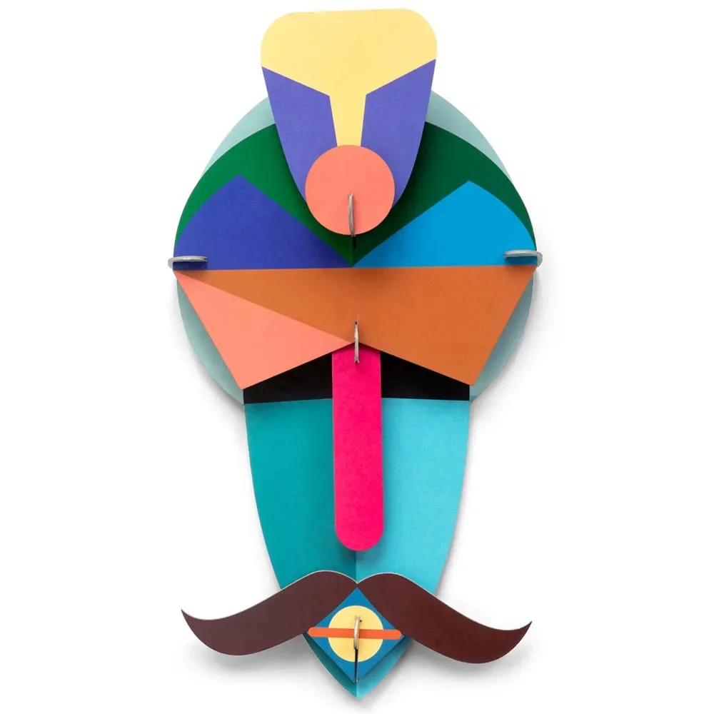 "studio ROOF 3D Deko Maske Casablanca Pappe image"