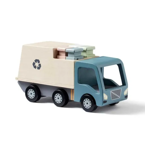 "Kids Concept Spielzeug Müllwagen Holz image"