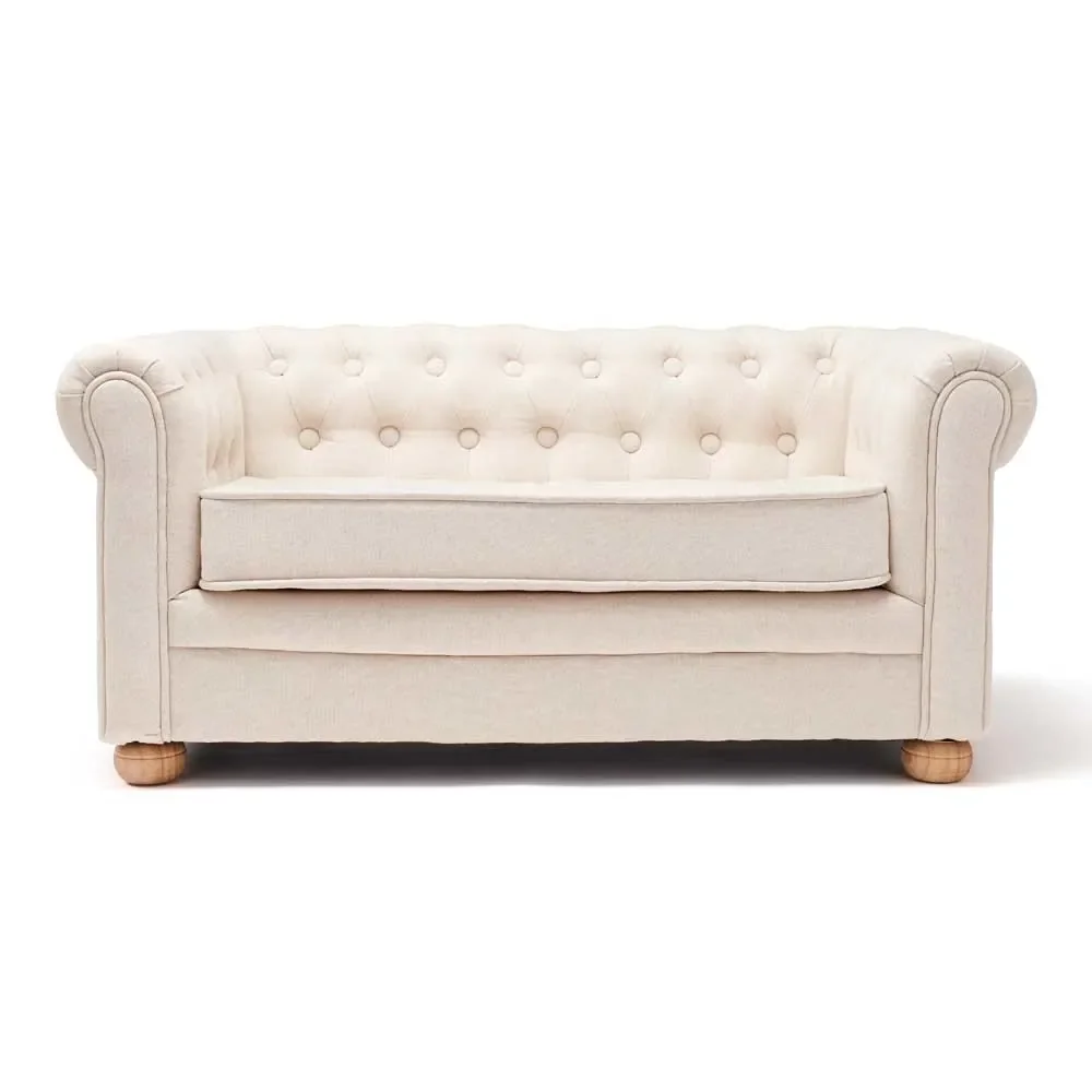 "Kids Concept Kindersofa Chesterfield natur image"