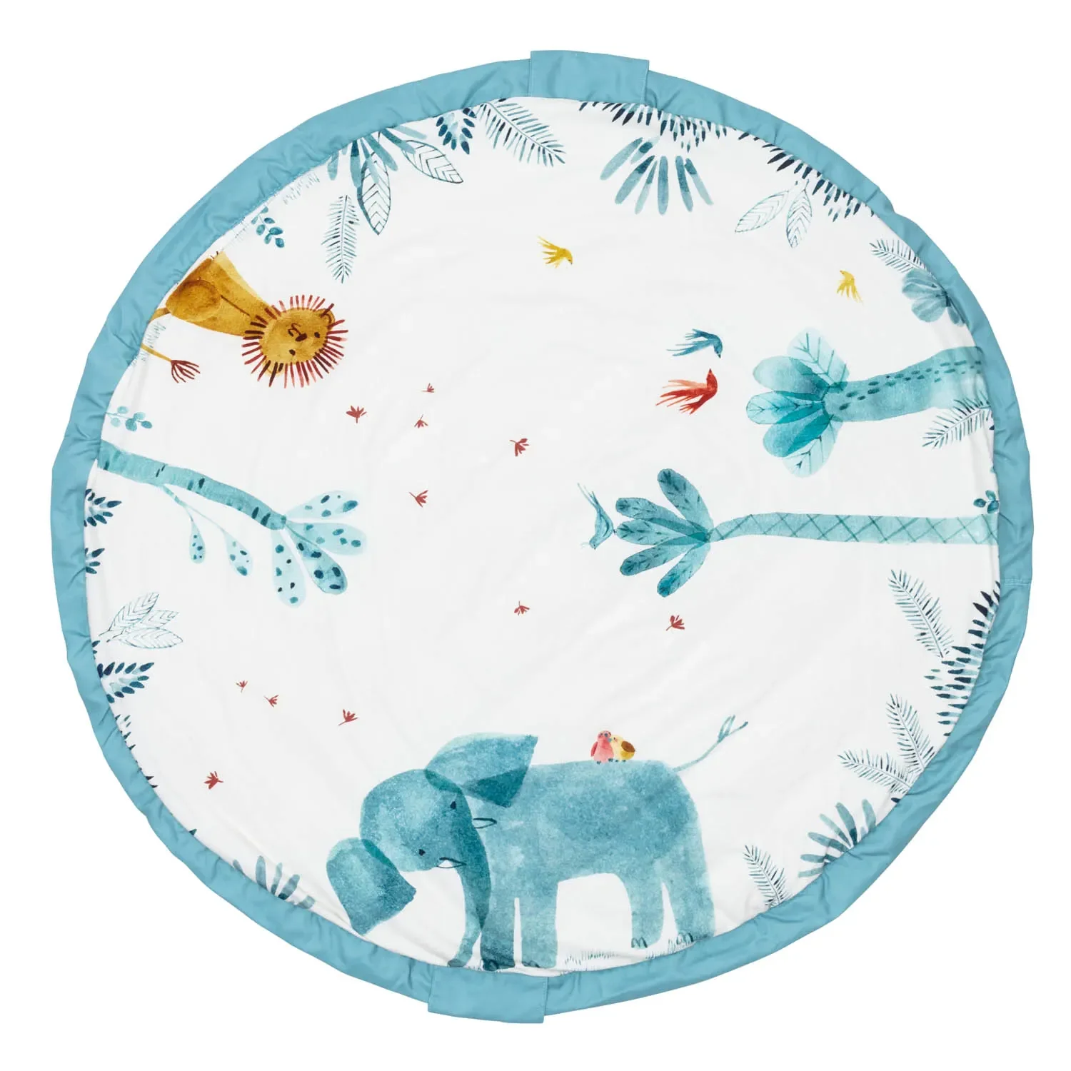 "Play&Go Kinderteppich, Spielteppich, Spielmatte - Tasche, Farbe: Moulin Roty Baobab image"