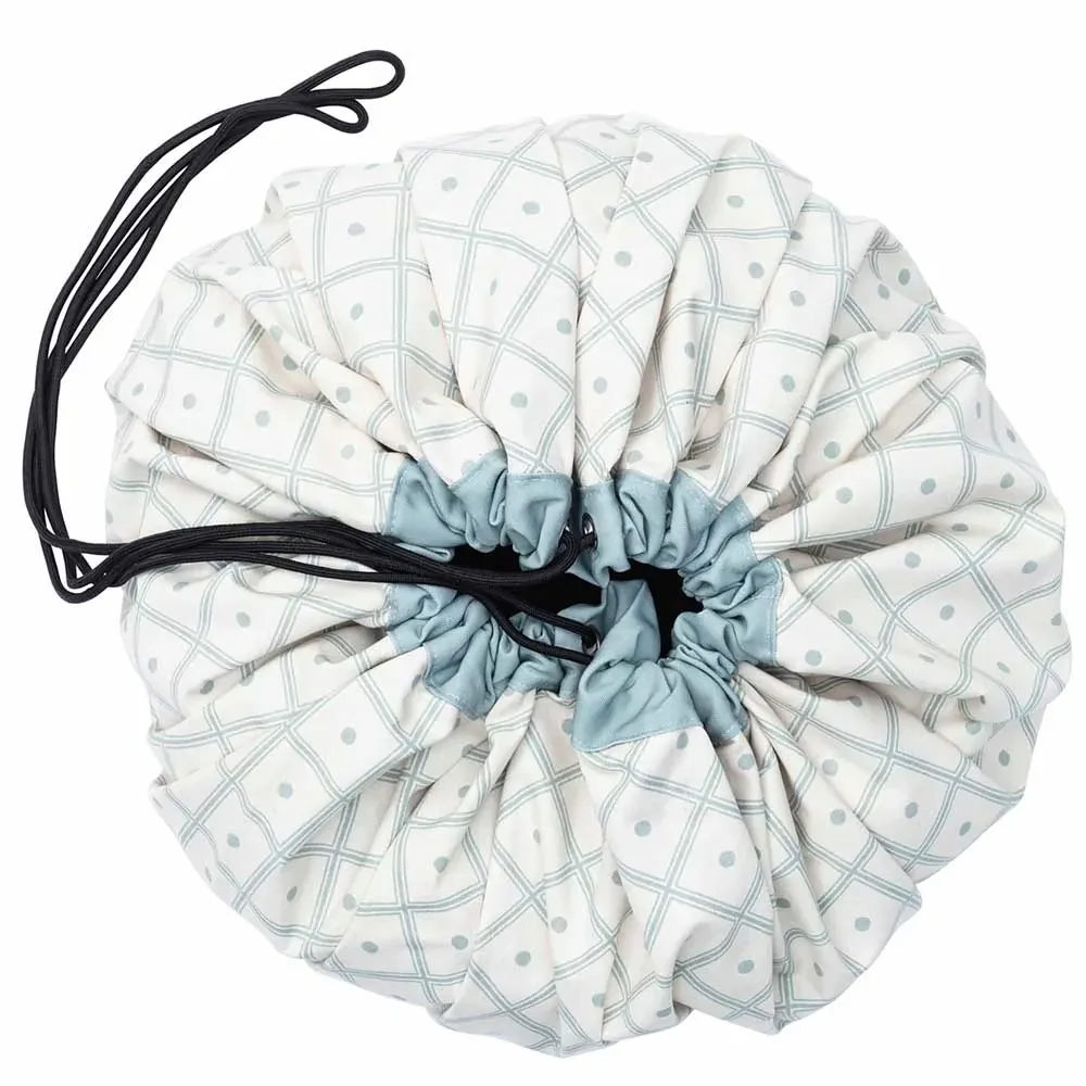 "play & go Spielsack Print Rauten grün image"