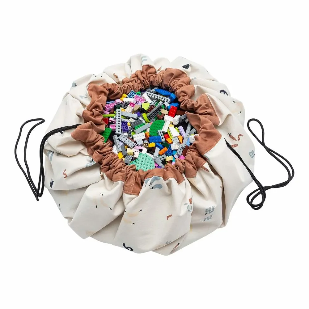 "play & go Spielsack Print Zahlen Obst Gemüse image"