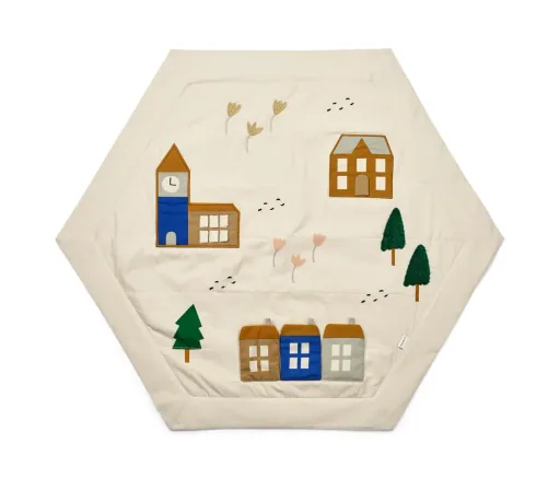 "Liewood Krabbeldecke baby, Spieldecke, Aktivitätsdecke - Adonna, Farbe: Downtown / Sandy image"