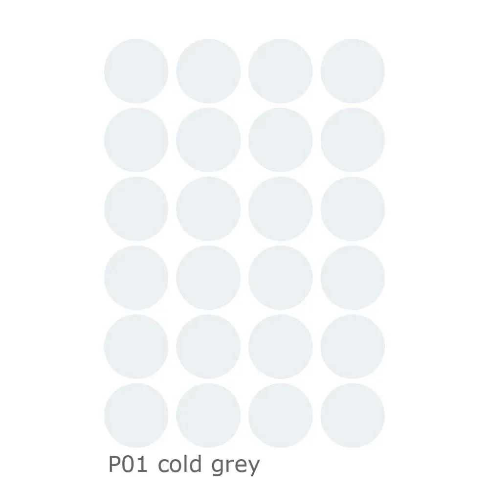 "Lilipinso Wandsticker Basics Riesenpunkte, Farbe: cold grey image"
