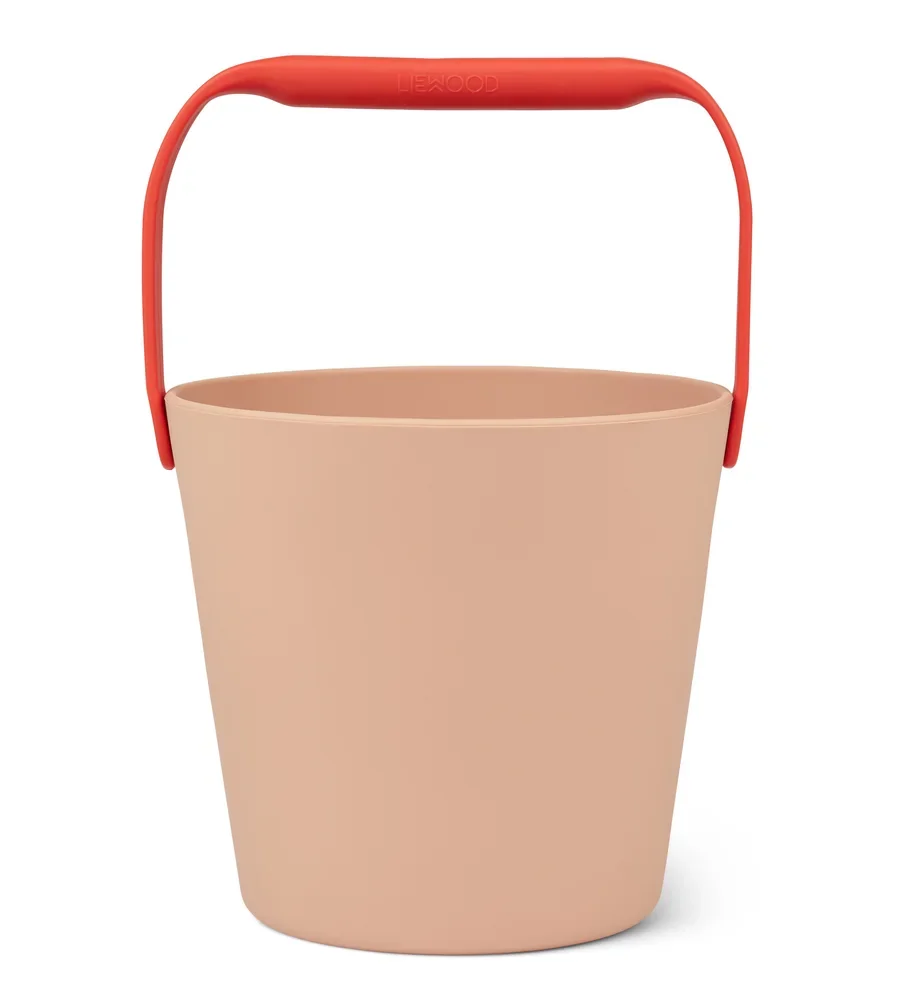 Liewood Silikon Eimer Kinder - Moira, Farbe: Tuscany rose / apple red