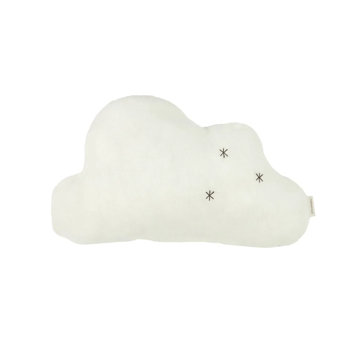 Nobodinoz WABI SABI Wolkenkissen, Babykissen, 37 x 25 cm, Farbe: NATURAL