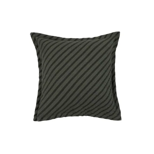 Nobodinoz LANDSCAPE Kissen - Waffelmuster, 45 x 45 cm, Farbe: Streifen Vetiver