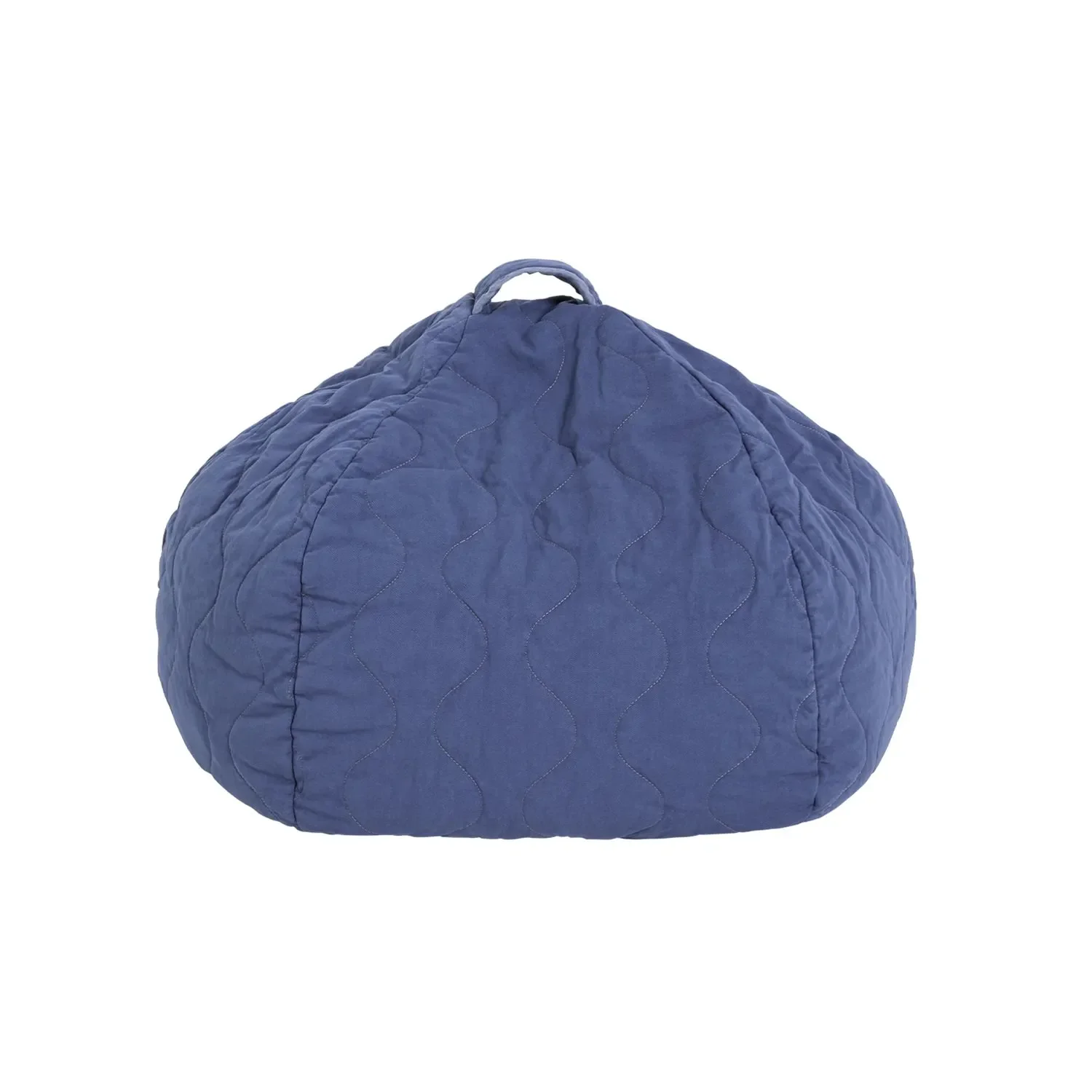 "Nobodinoz LANDSCAPE Sitzsack - Runder, 65 x 40 cm, Farbe: Kobalt image"