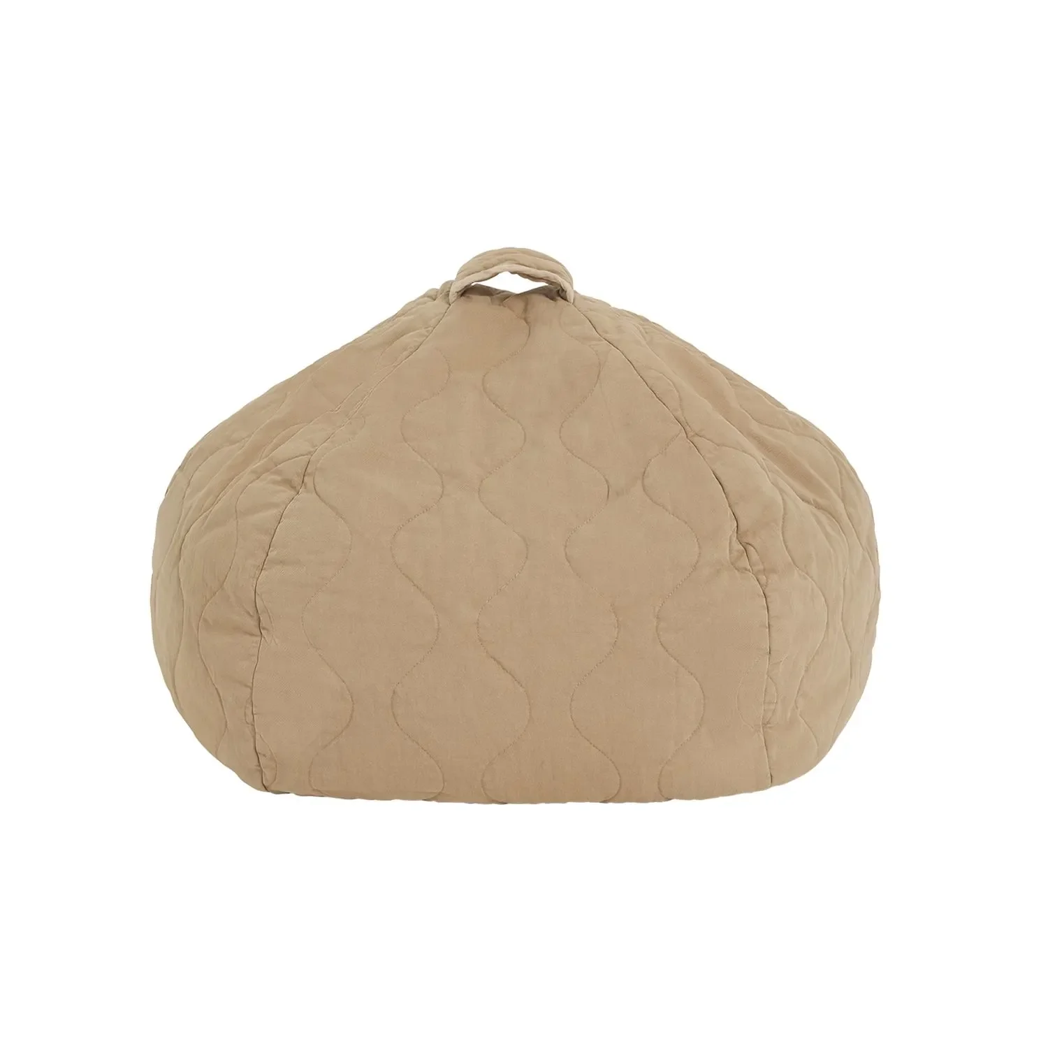 "Nobodinoz LANDSCAPE Sitzsack - Runder, 65 x 40 cm, Farbe: Sesam image"