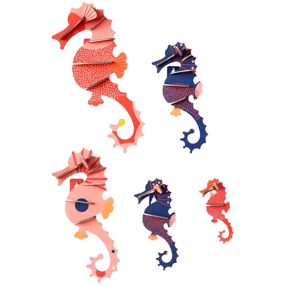 "Studio Roof Papp Wanddeko Seepferdchen image"