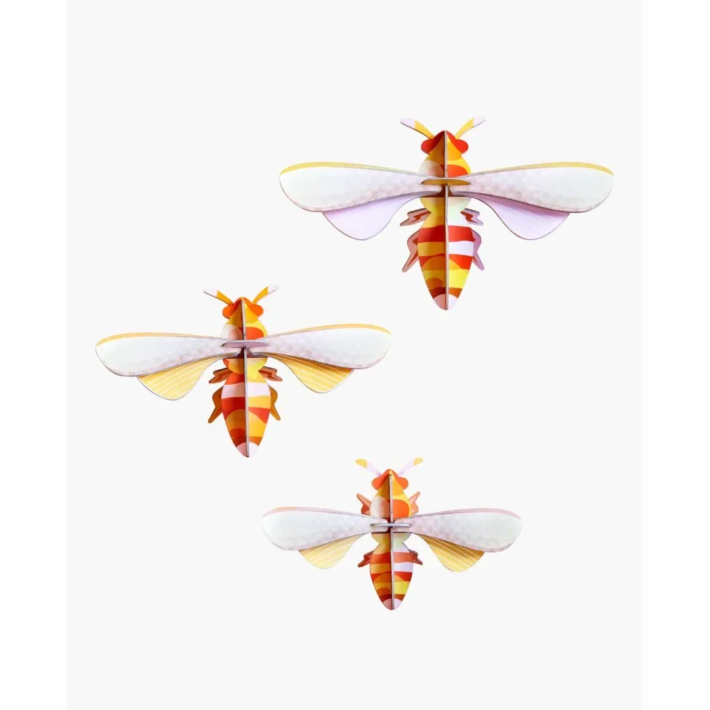 "studio ROOF 3D Honigbienen Pappe image"