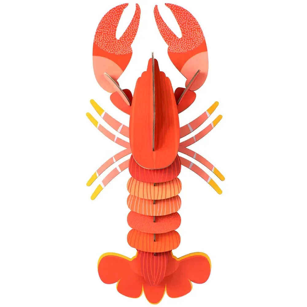 "Studio Roof Papp Wanddeko roter Hummer klein image"