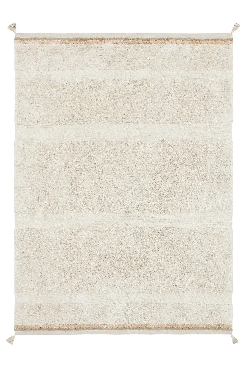 "Lorena Canals Waschbarer Teppich - Bloom Natural, Größe: 170 x 240 cm image"