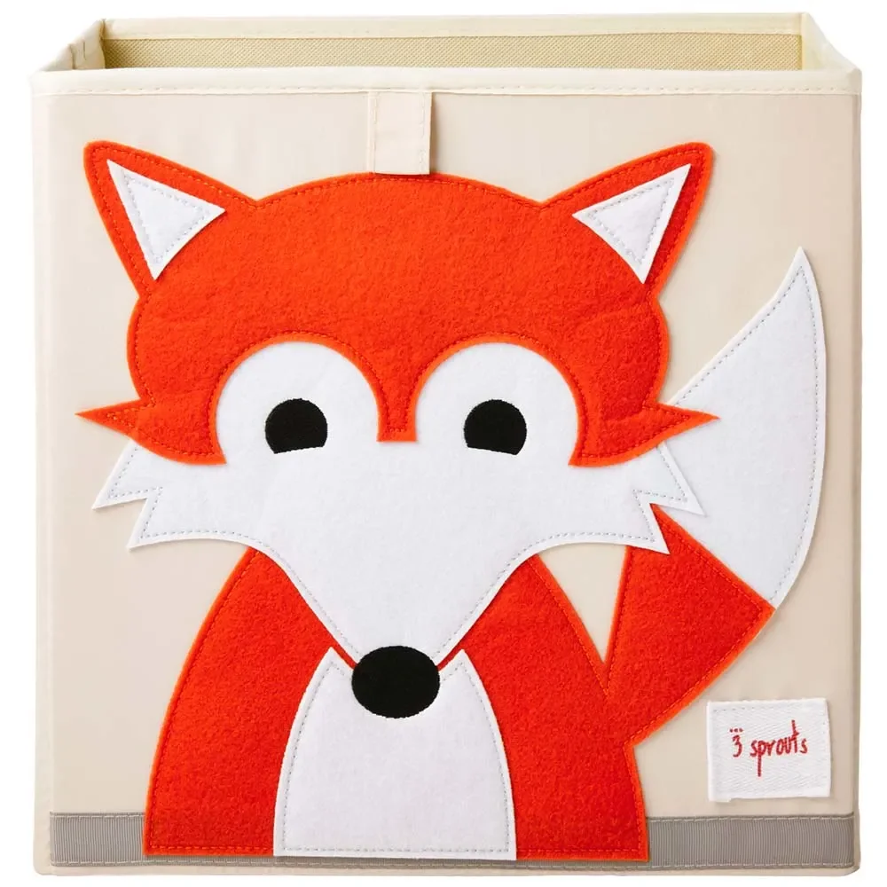 "3 Sprouts Spielzeugkorb Fuchs image"
