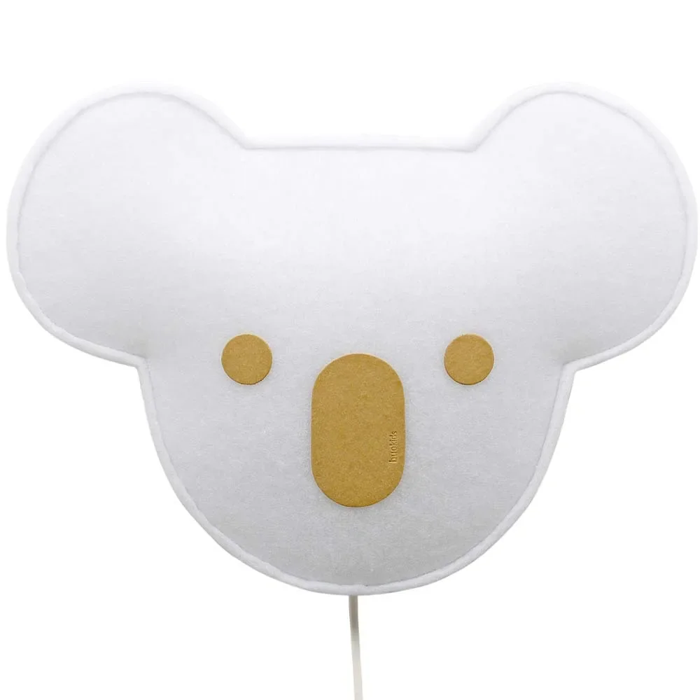 "Buokids Soft Wandlampe Koala Bär senf gelb image"