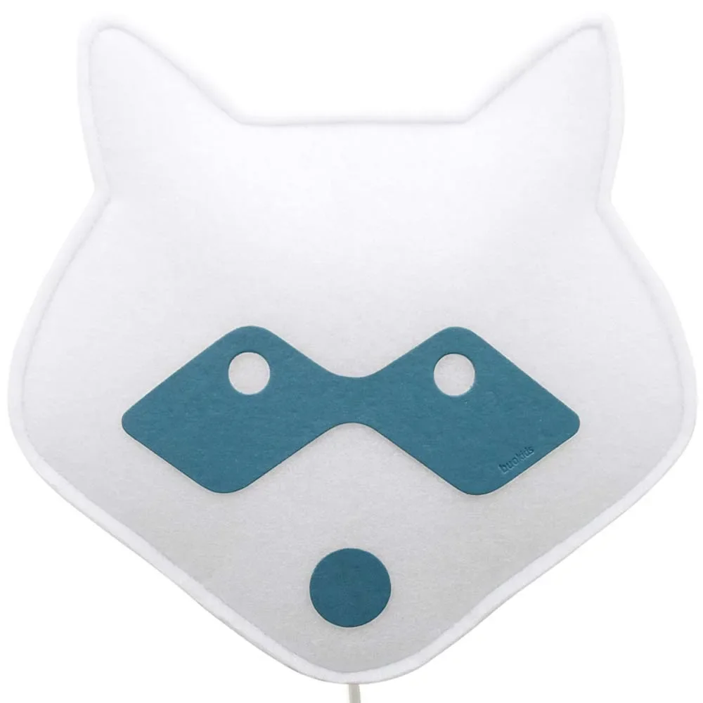 "Buokids Soft Wandlampe Waschbär blau image"