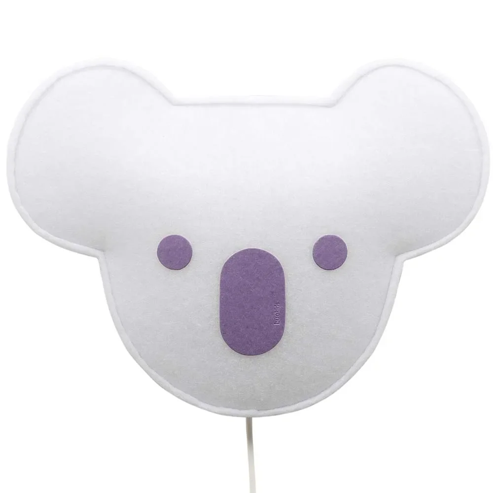 "Buokids Soft Wandlampe Koala Bär violet image"