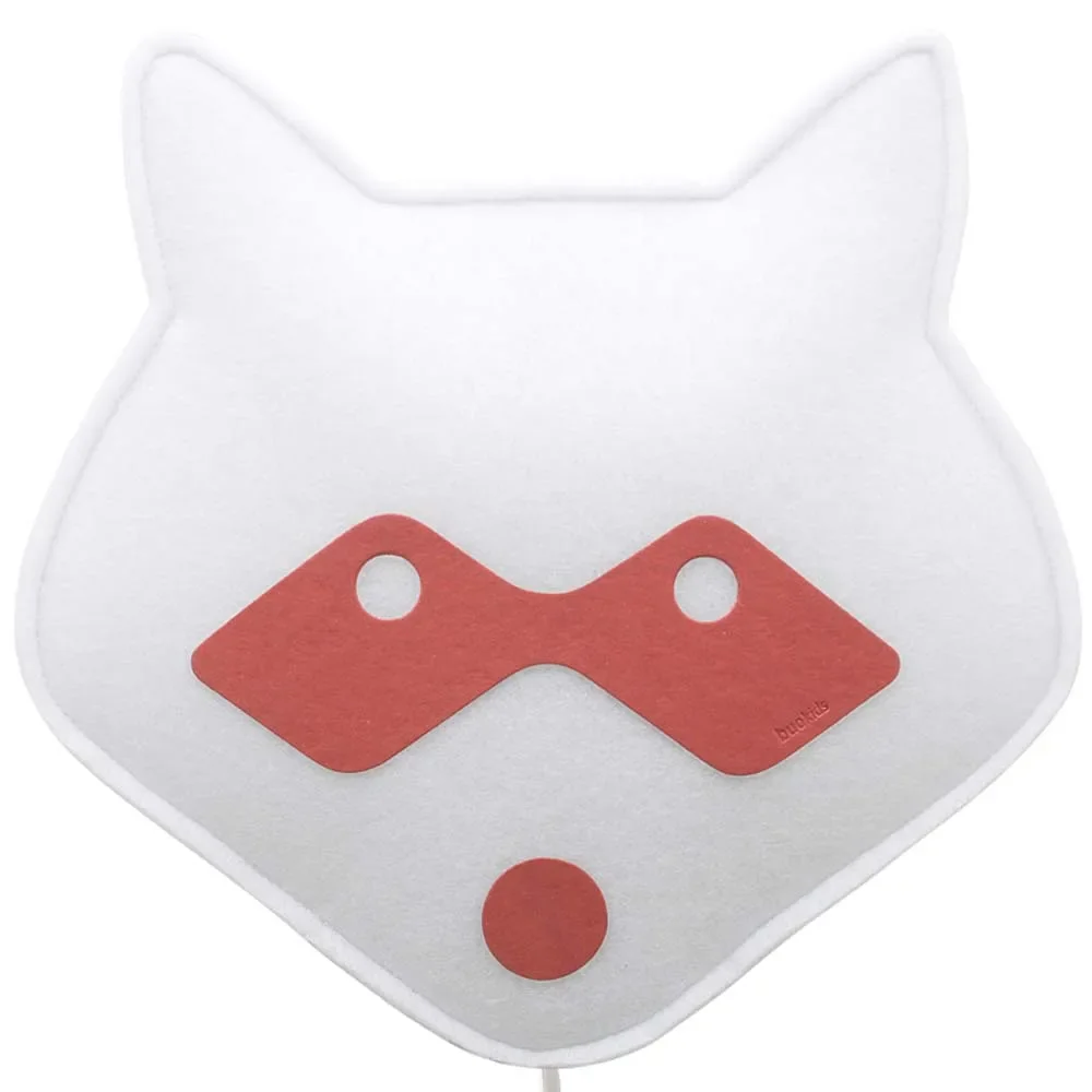 "Buokids Soft Wandlampe Waschbär rot image"