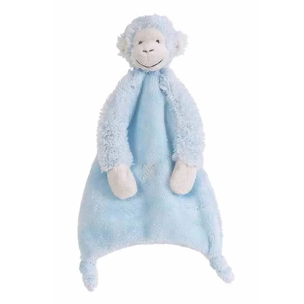 "Happy Horse Baby Schmusetuch Affe Mickey blau image"