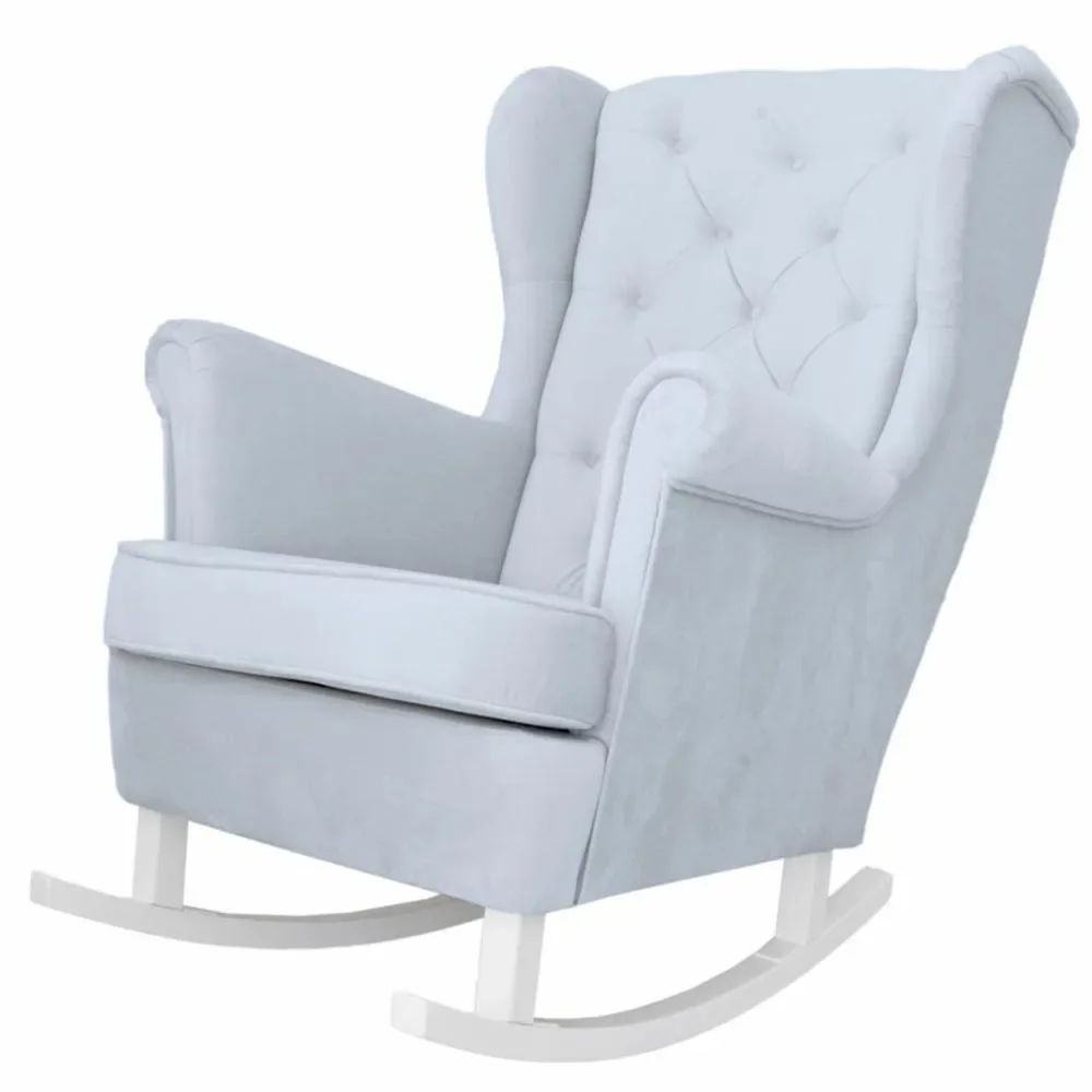 "Caramella Schaukelstuhl / Stillstuhl blau image"