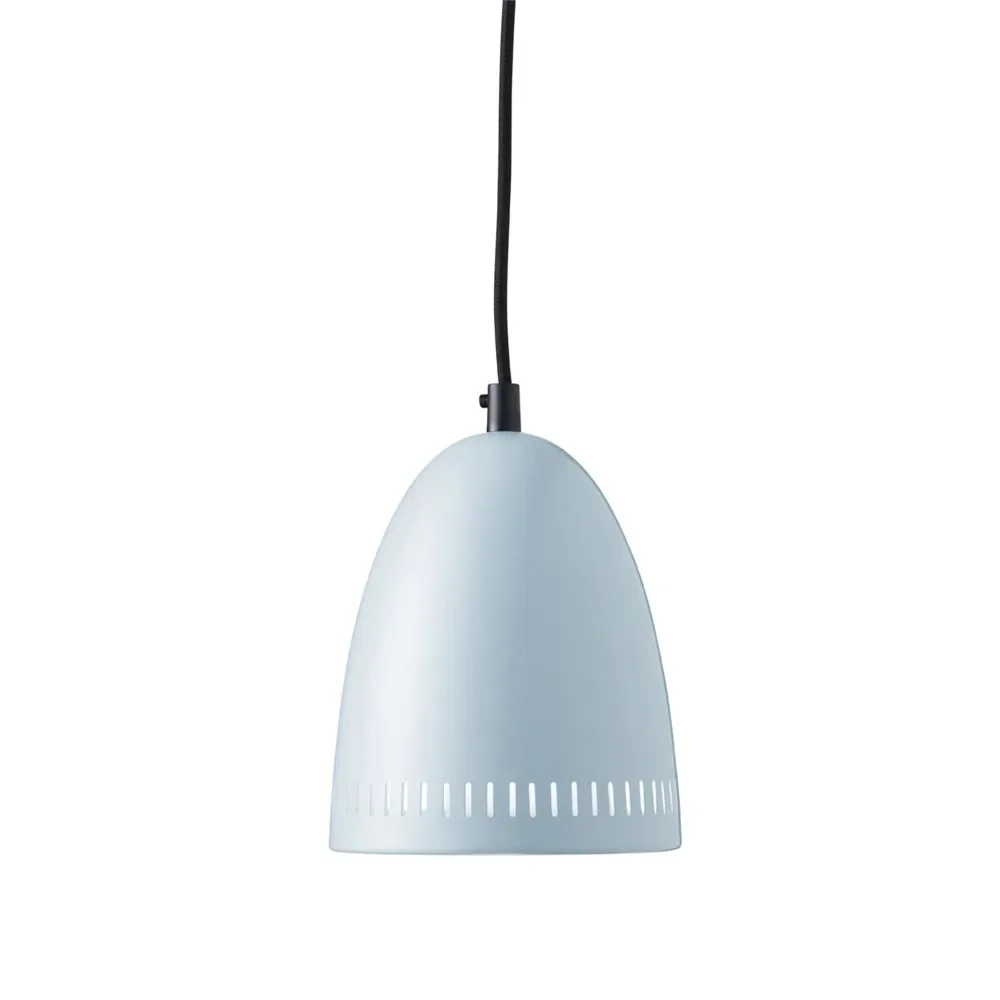 "Superliving Metall Pendellampe "Dynamo" mini matt hellblau image"
