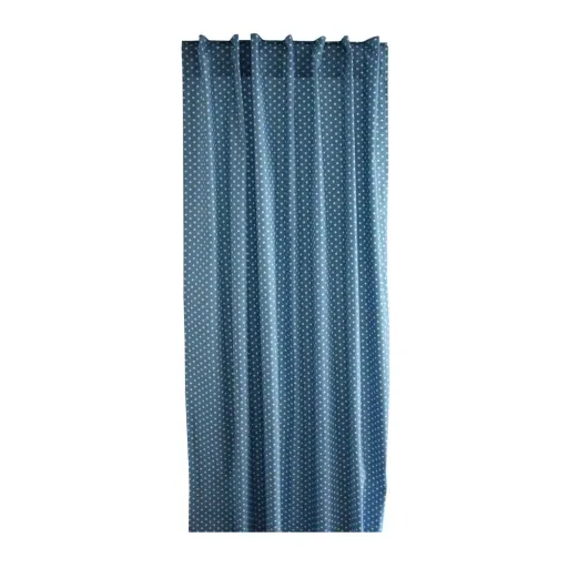 "Bink Vorhang-Set Tupfen jeansblau image"