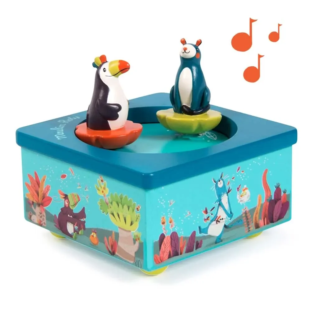 "Moulin Roty Spieluhr Im Dschungel MDF image"