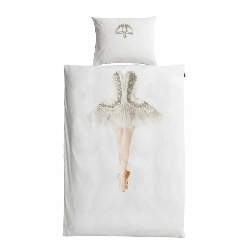 "Snurk Mädchen Bettwäsche Ballerina 135 x200 image"
