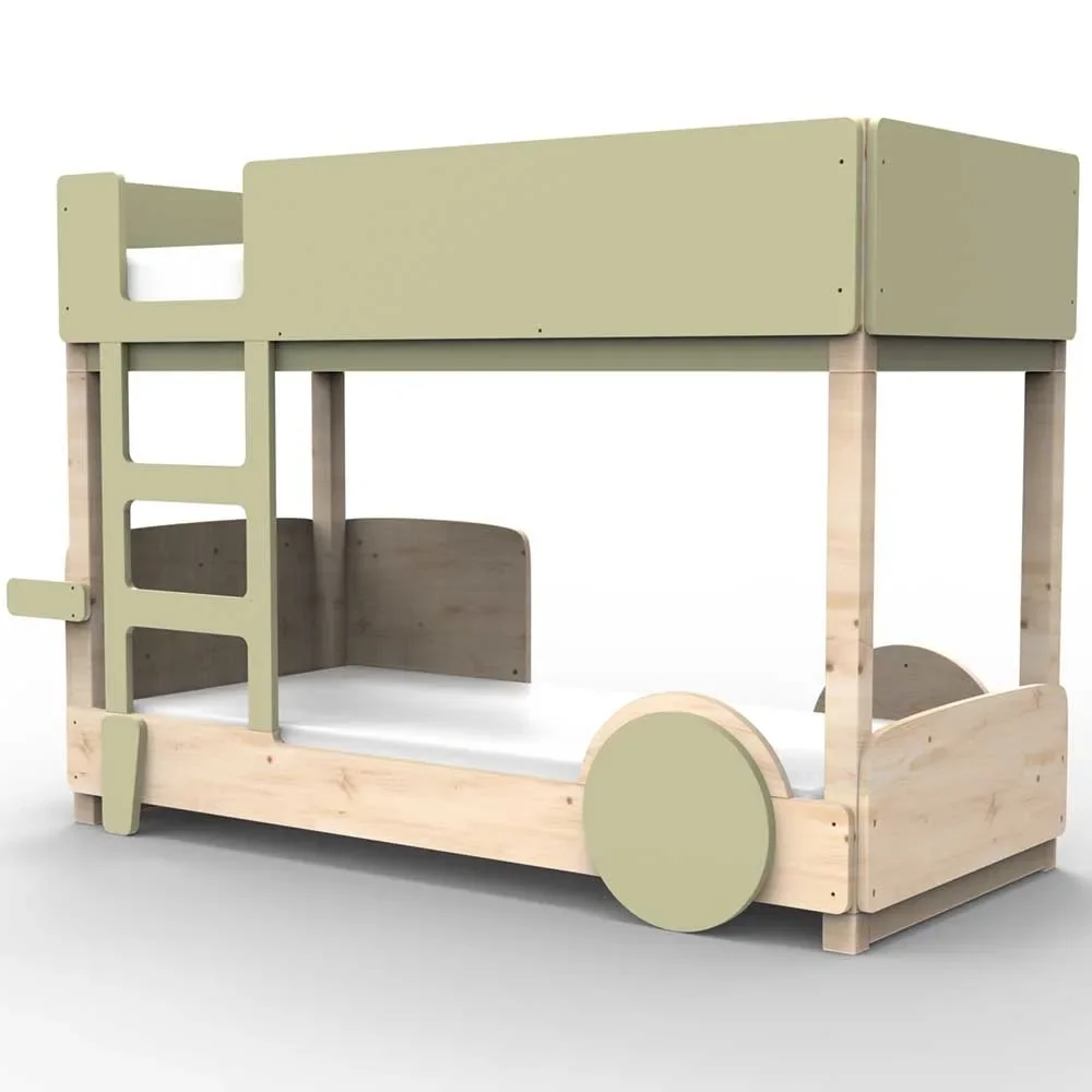 Mathy by Bols Etagenbett "Discovery", Farbe Elemente: moss grey