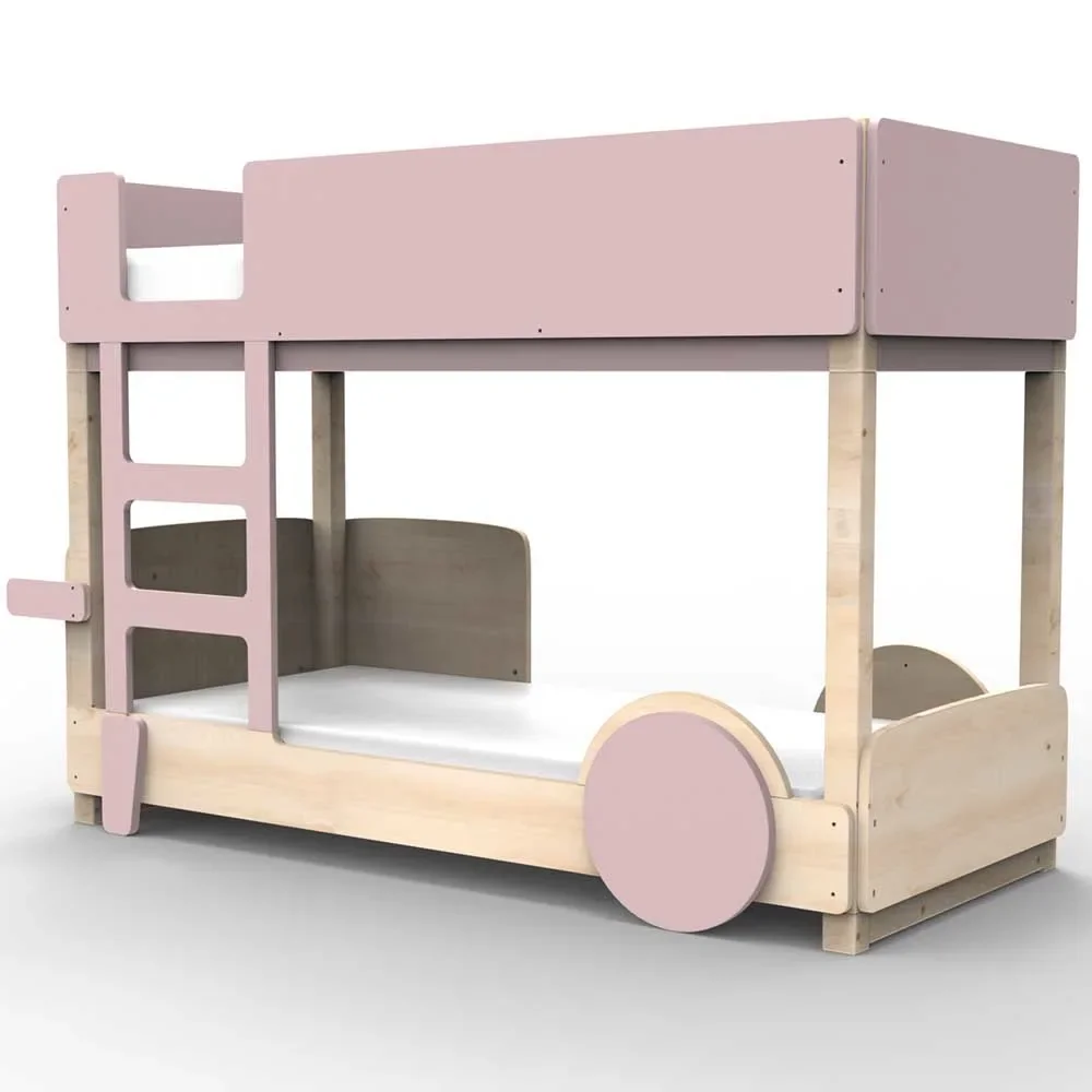 "Mathy by Bols Etagenbett "Discovery", Farbe Elemente: winter pink image"