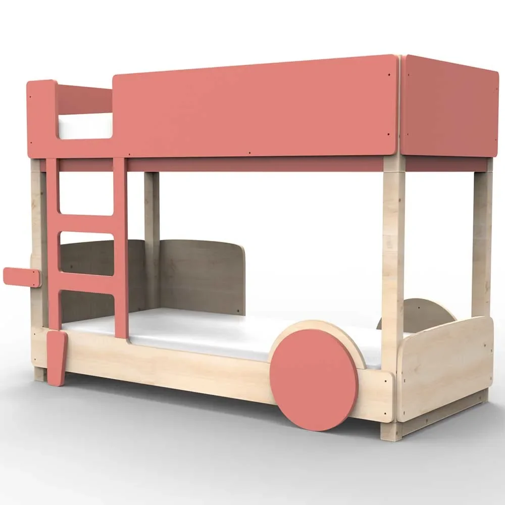 "Mathy by Bols Etagenbett "Discovery", Farbe Elemente: coral image"