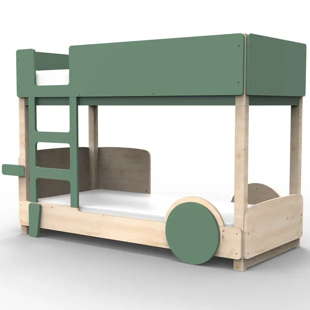 "Mathy by Bols Etagenbett "Discovery", Farbe Elemente: jungle green image"