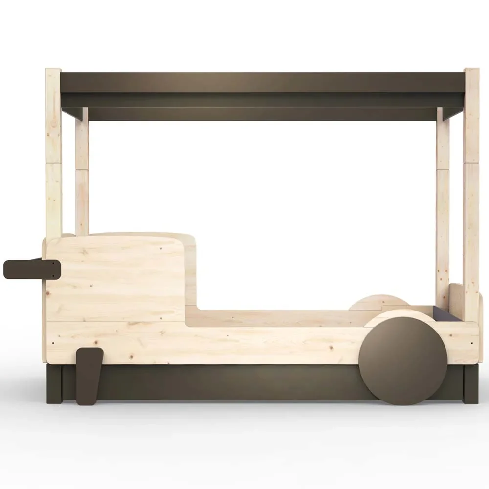 Mathy by Bols Himmelbett "Discovery" mit Bettschublade, Farbe Elemente: artichoke