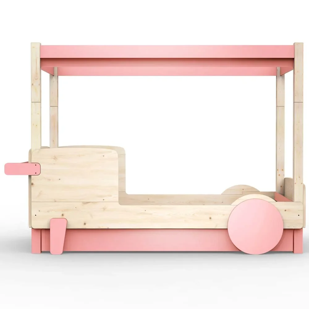 "Mathy by Bols Himmelbett "Discovery" mit Bettschublade, Farbe Elemente: light pink image"