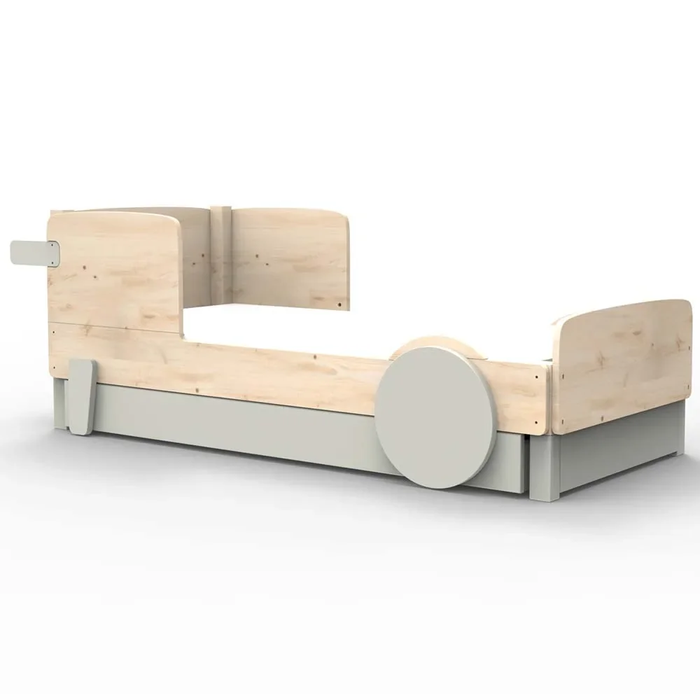 "Mathy by Bols Einzelbett "Discovery" mit Bettschublade, Farbe Elemente: pearl grey image"