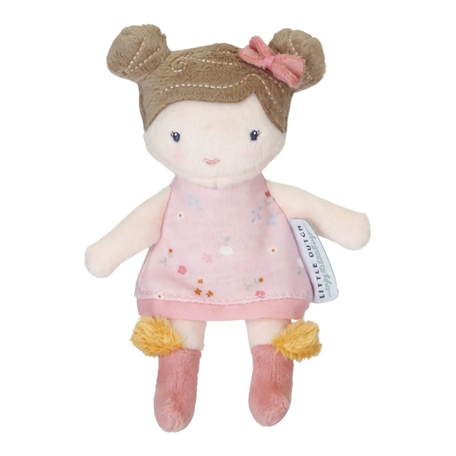 "Little Dutch Stoffpuppe, Kuschelpuppe - Rosa, 10 cm image"