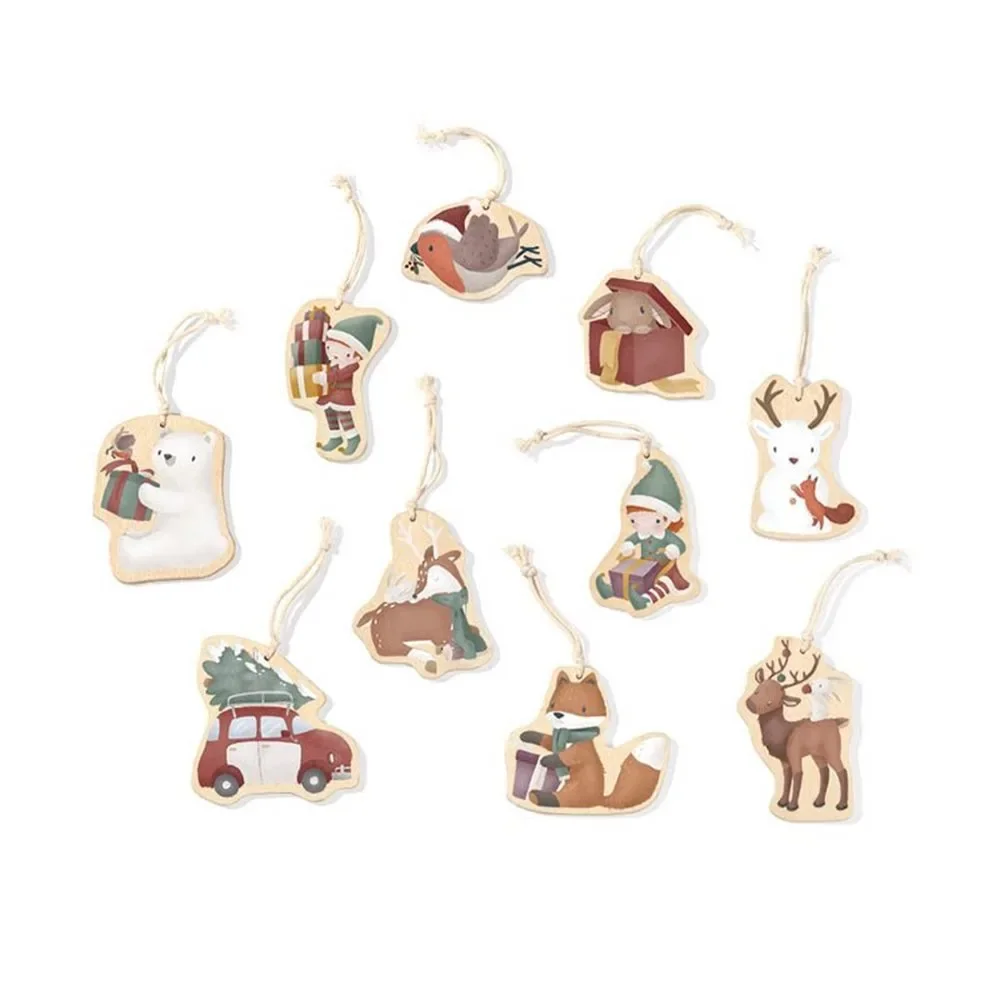 "Little Dutch Weihnachtsbaumschmuck, Whristbaumschmuck, Weihnachtsschmuck - Holz image"