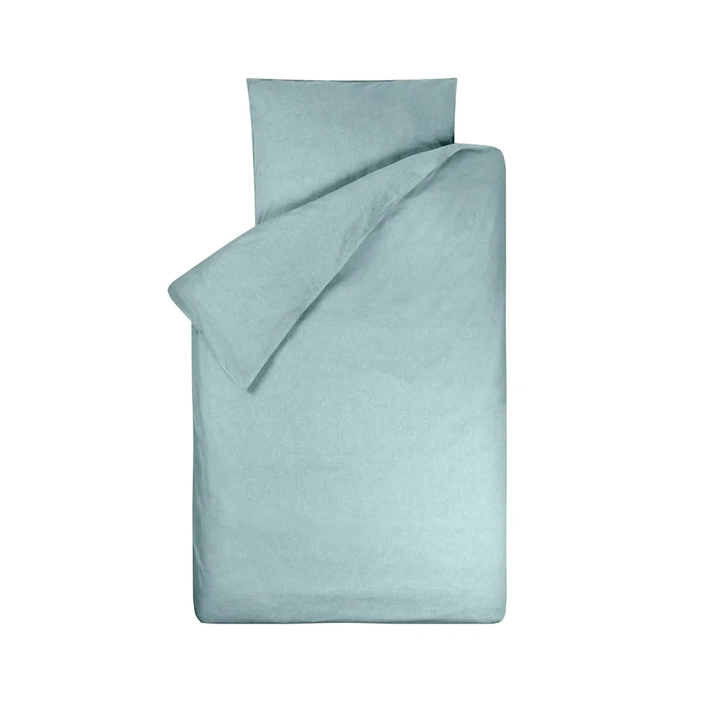 "Bink Kinderbettwäsche Bo uni mint 100 x 135 image"