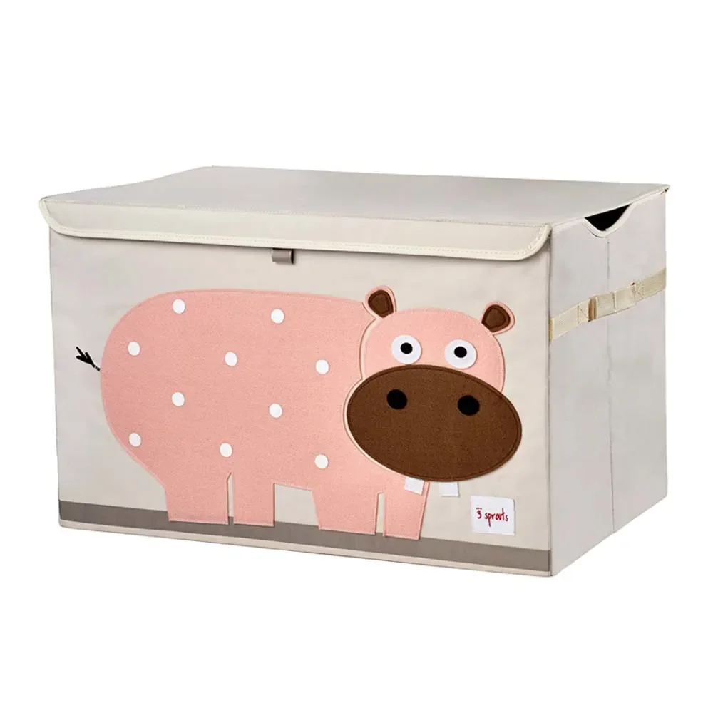 "3 Sprouts Aufbewahrungskiste Deckel Nilpferd image"