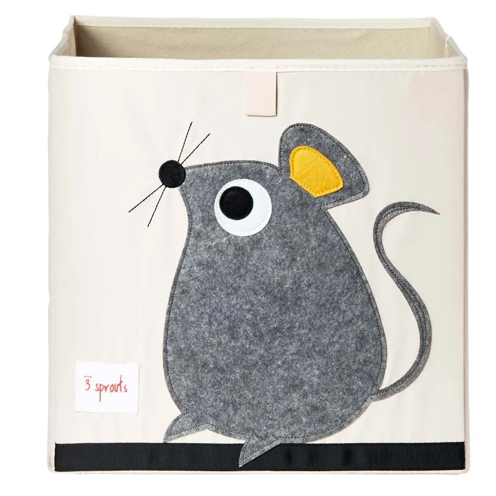 "3 Sprouts Spielzeugkorb Maus image"