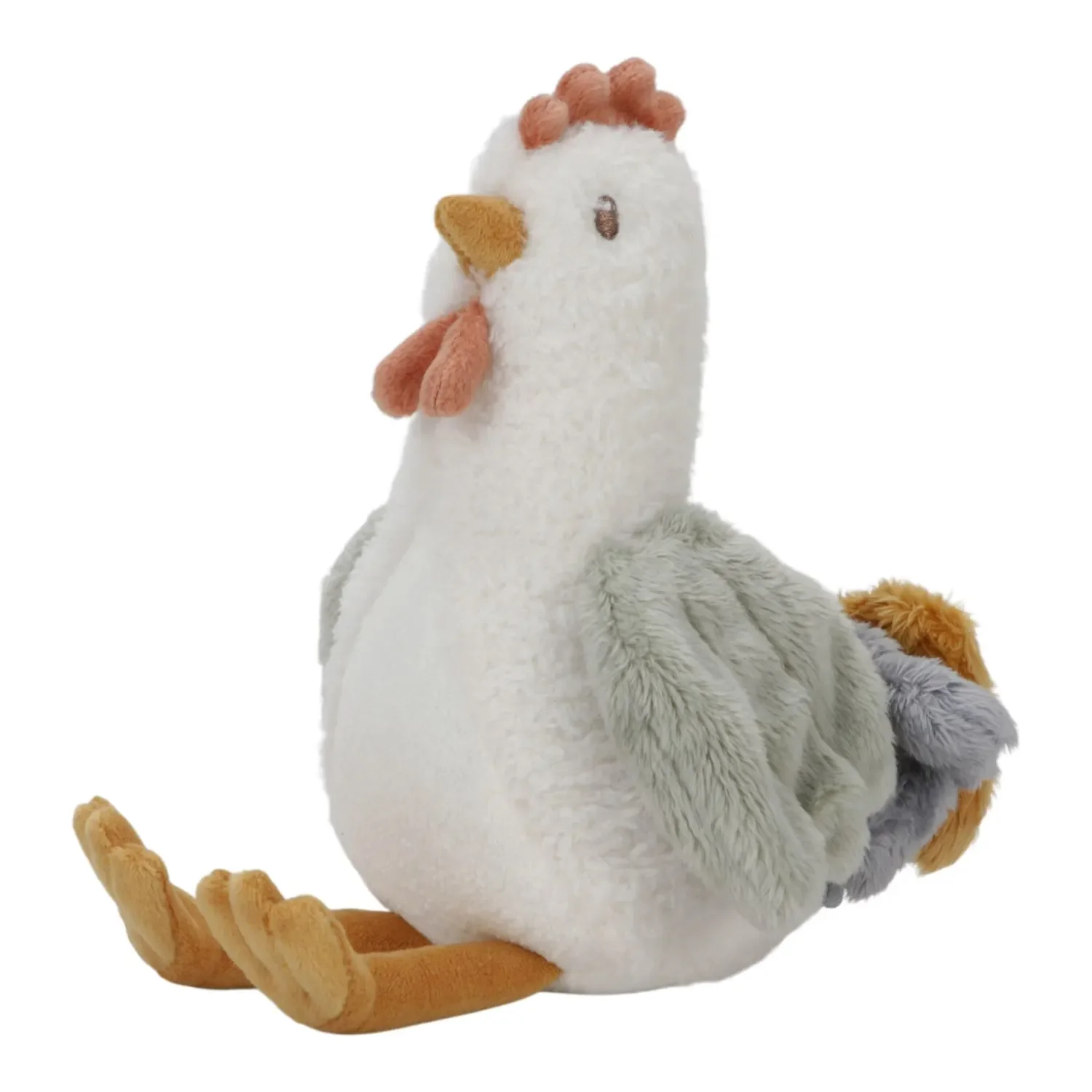 "Little Dutch Kuscheltier, Plüschtier, Stofftier Huhn - Little Farm, aus weichem Stoff - Perfekt zum Spielen & Schmusen, 17cm image"