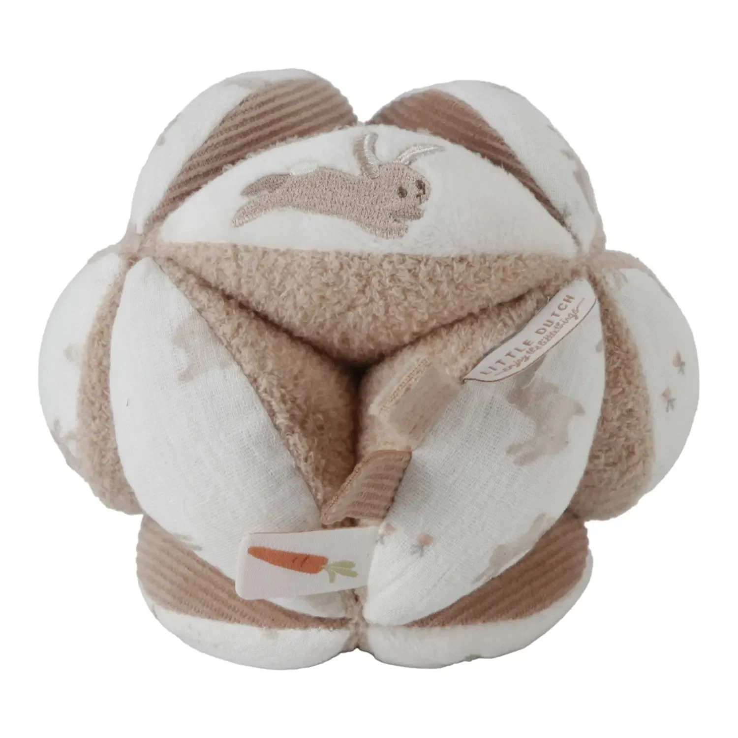 "Little Dutch Greifball Baby Bunny - Activity Ball mit Rassel, Texturen & Little Farm Design image"