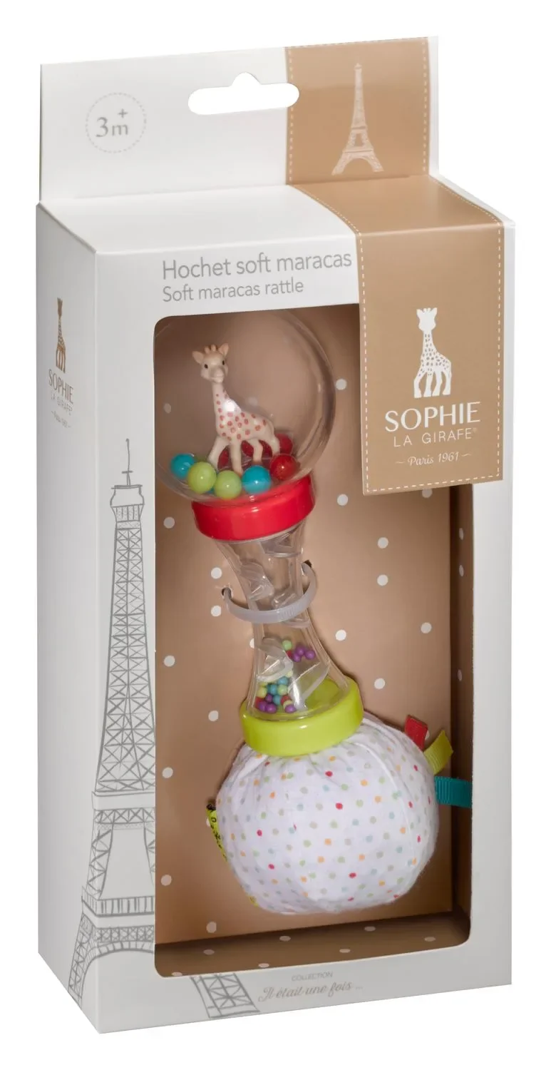 "Sophie la girafe Baby Rassel, maracas mit einer Giraffe image"