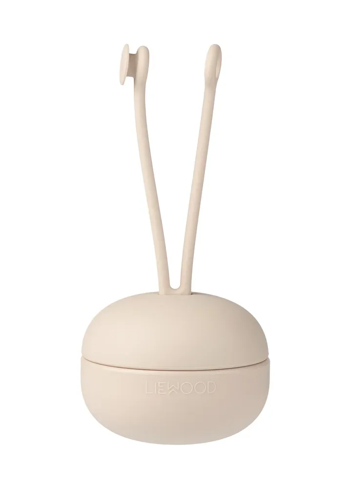 "Liewood Schnullerbox, Schnullertasche - Philip, Silikon, Sandy image"