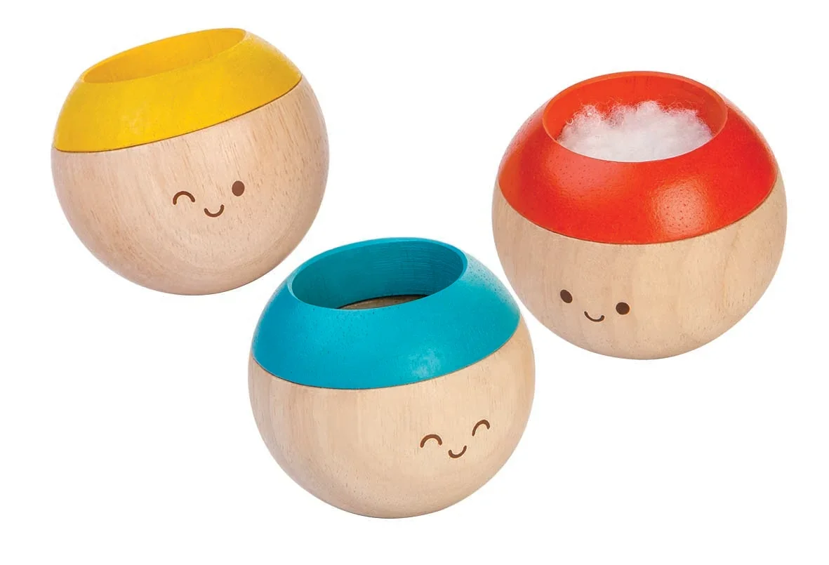 Plan Toys - Sensorisches Spielzeug - Fühlspass bunt, Holz