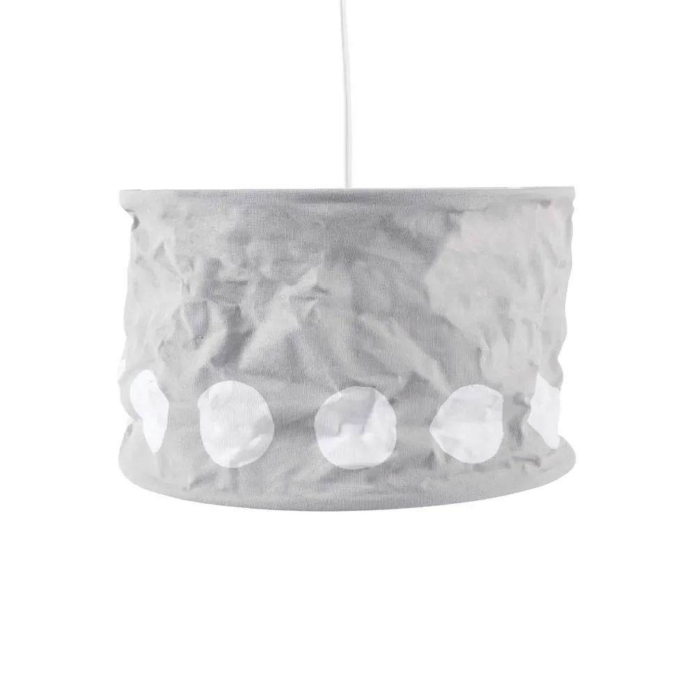 "Kids Concept Hängelampe graublau Punkte weiss image"